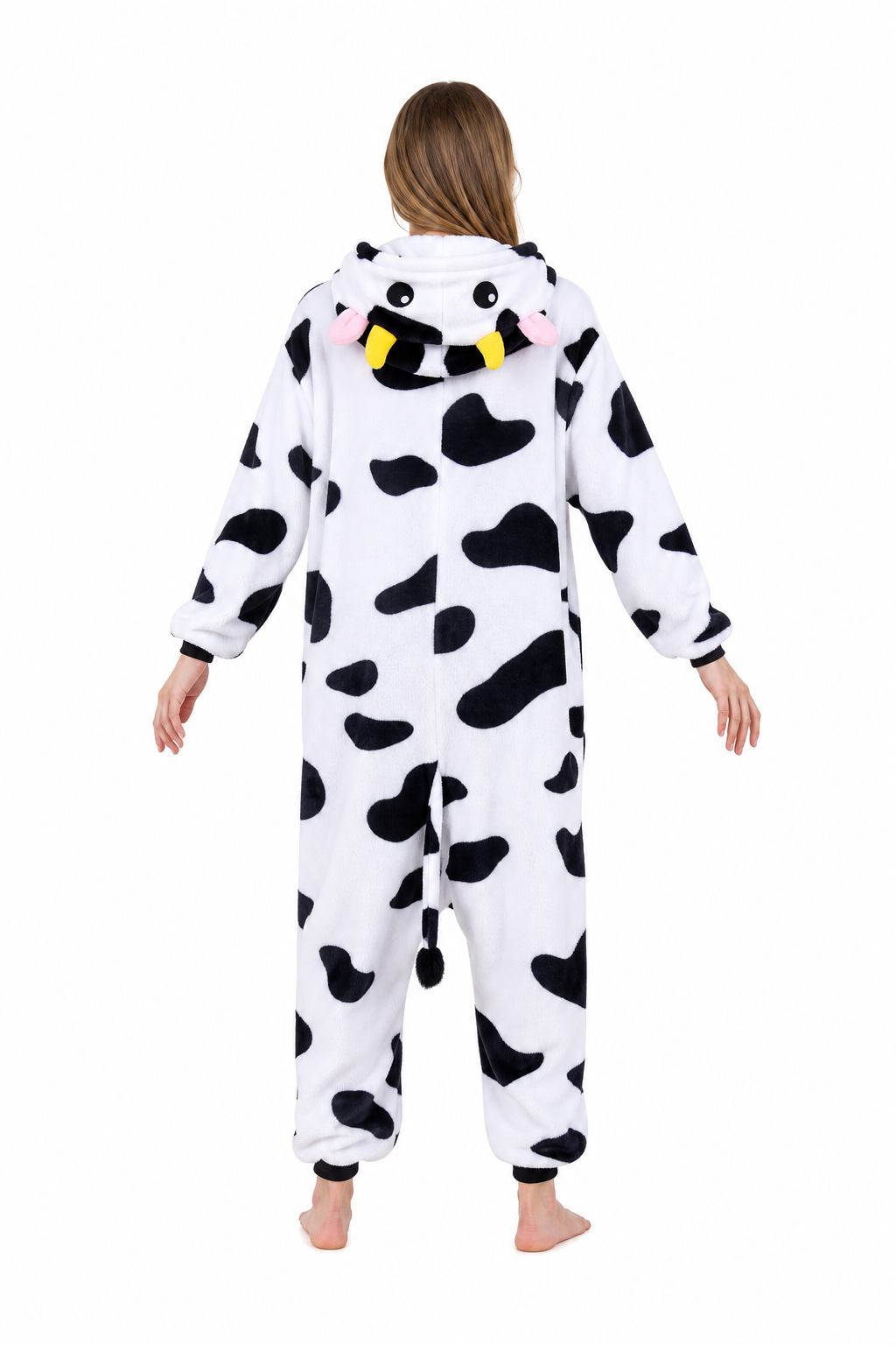 Adult Cow Kigurumi Onesie with Horns - Image 4