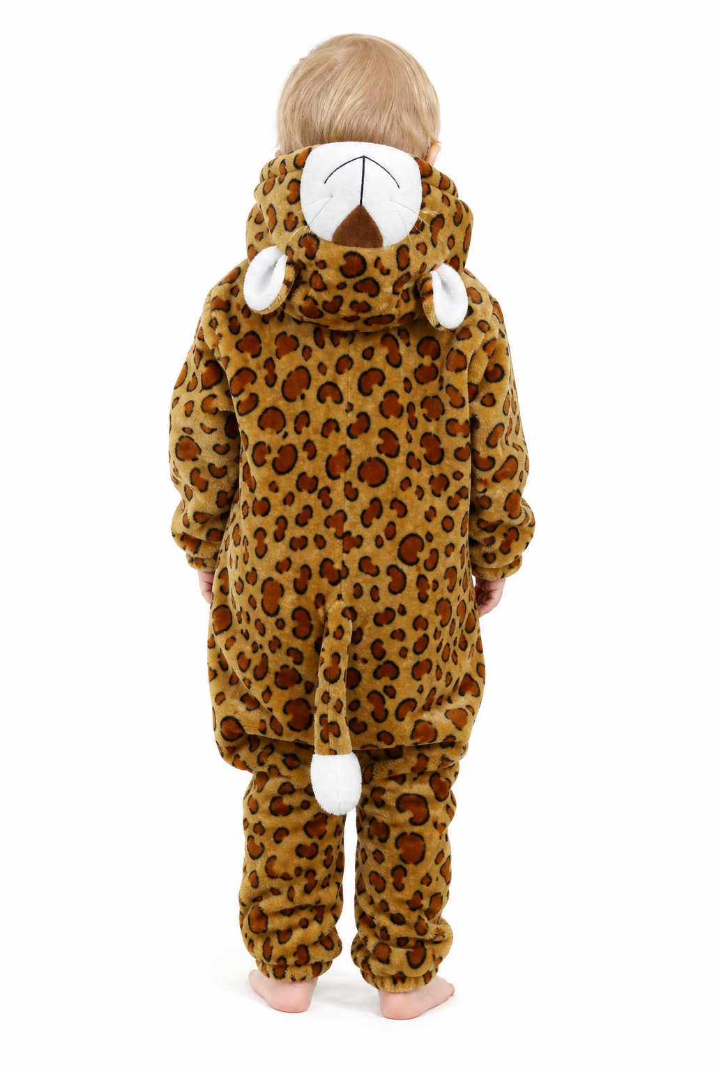 Baby Hooded Halloween Lavender Plush Bat Onesie 3T - Image 4