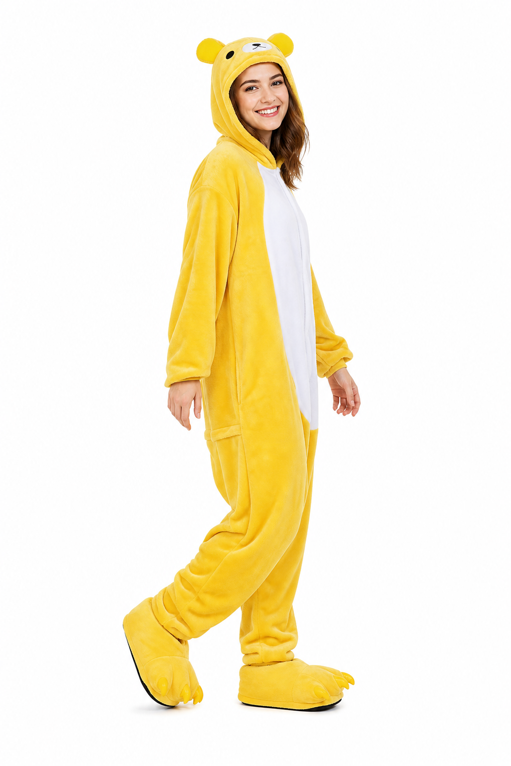Adult Yellow Bear Kigurumi Onesie - Image 2
