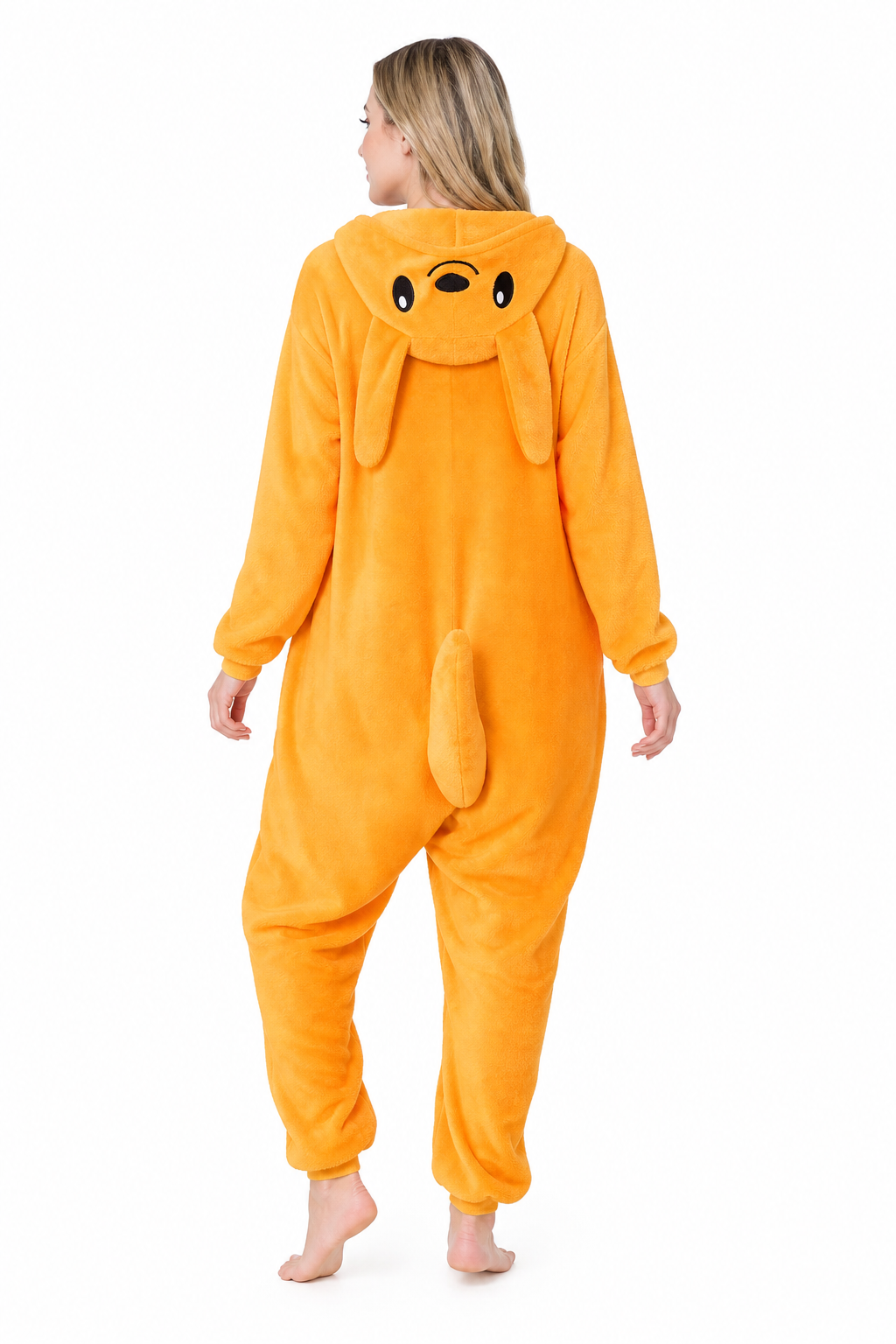Adult Orange Kangaroo Kigurumi Onesie - Image 4