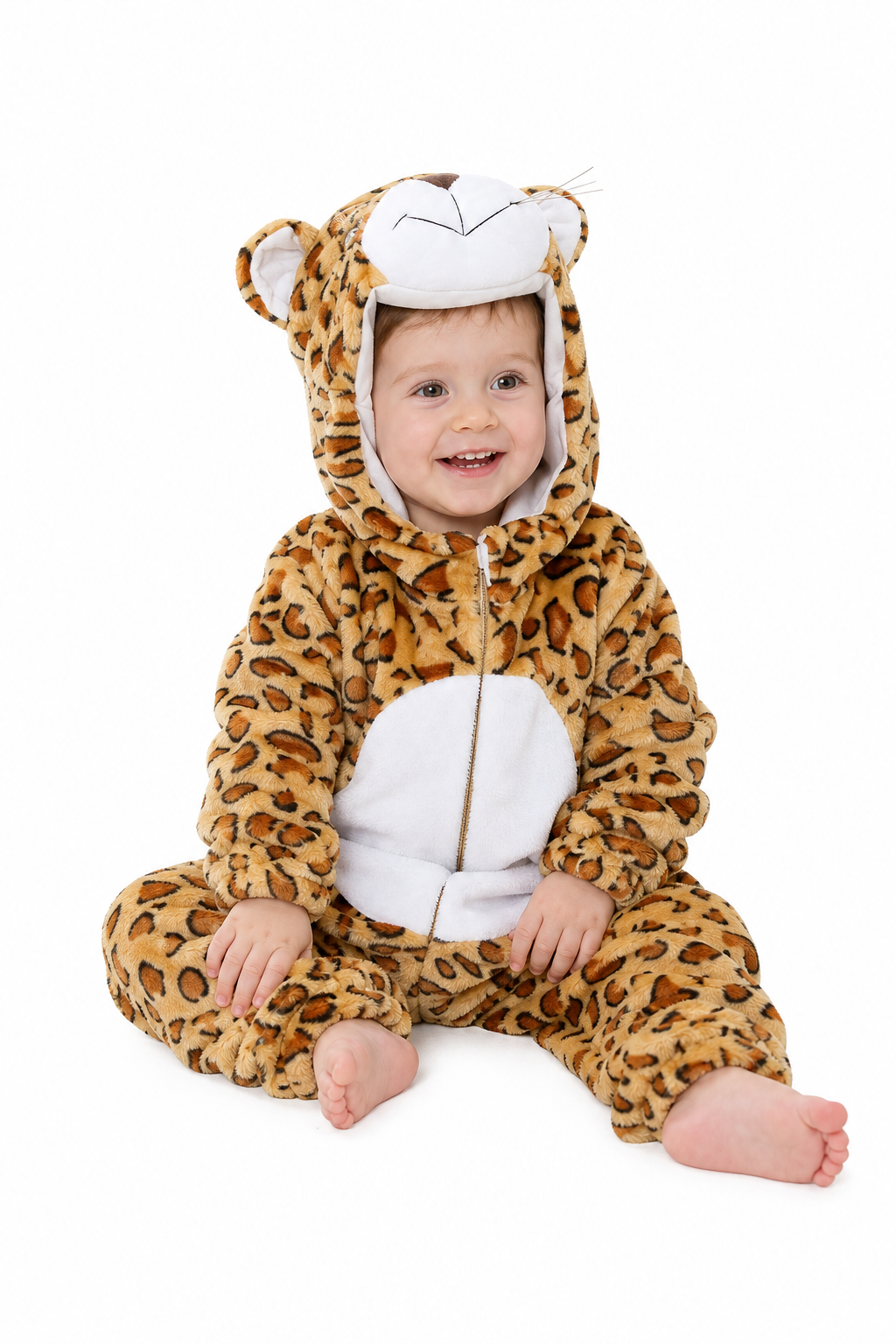 Baby Hooded Halloween Lavender Plush Bat Onesie 3T - Image 3