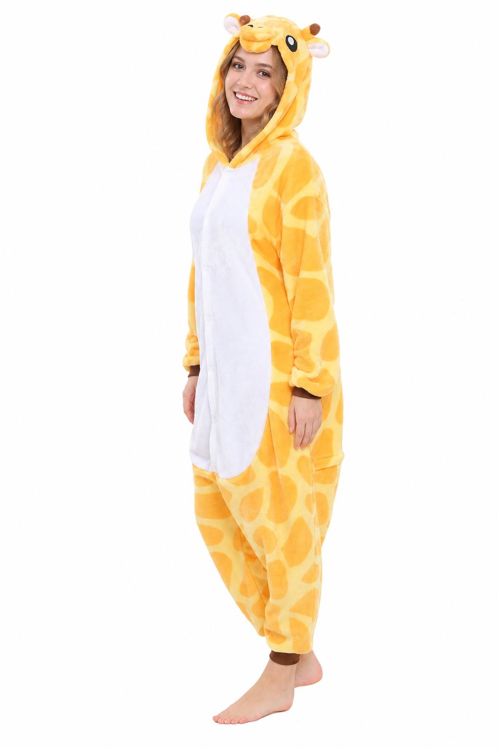 Adult Hooded Giraffe Kigurumi Onesie - Image 2