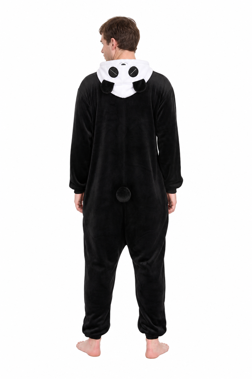 Adult Black & White Panda Kigurumi Onesie - Image 4