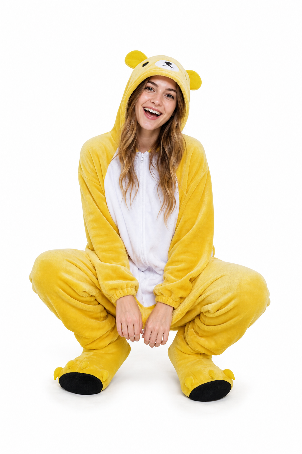 Adult Yellow Bear Kigurumi Onesie - Image 5