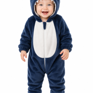 Cozy Blue Plush Baby Shark Costume