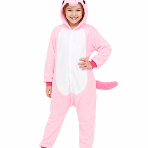 Cozy Pink Unicorn Hooded Kigurumi