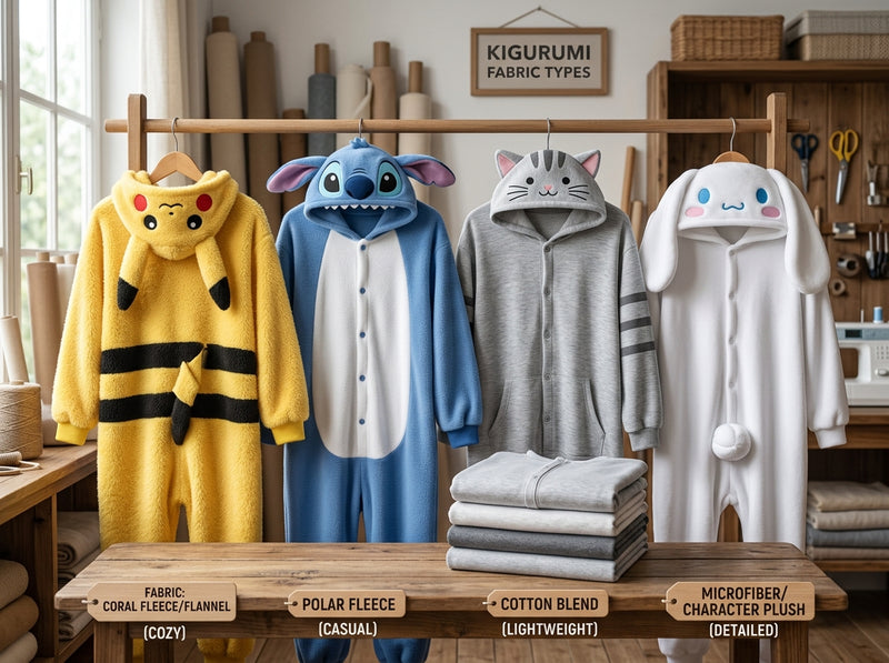 Fabric Types Across Kigurumi Categories