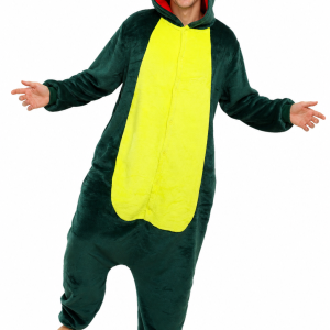 Plush Dark Green Dinosaur Kigurumi