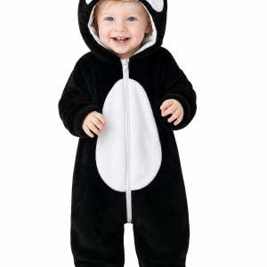 Plush Hooded Baby Penguin Costume