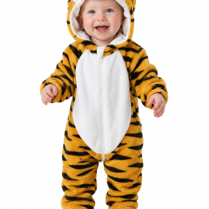 Plush Hooded Baby Tiger Costume