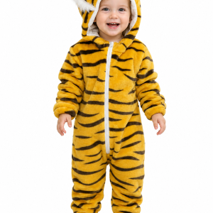 Plush Hooded Tiger Baby Costume