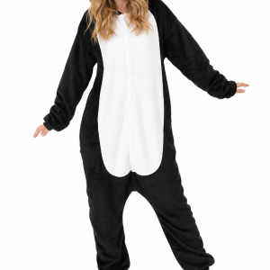 Plush Penguin Kigurumi with Claw Slippers