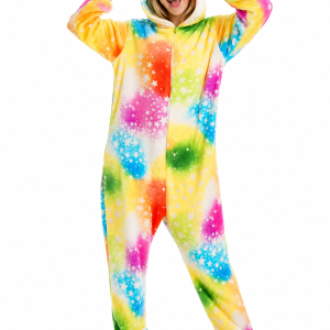 Rainbow Star Plush Unicorn Kigurumi