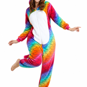 Unicorn Kigurumi with Rainbow Scales