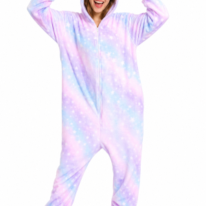 Unicorn Starry Galaxy Plush Onesie